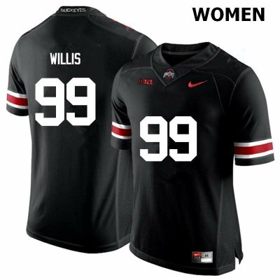 Women's Ohio State Buckeyes #99 Bill Willis Black Nike NCAA College Football Jersey Best HSE3844NO